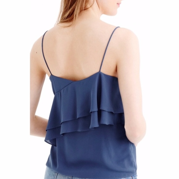 [ J. Crew ] Drapey Ruffle Cami - Picture 2 of 6